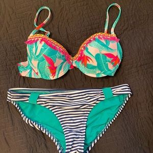 Two piece bathing suit bikini